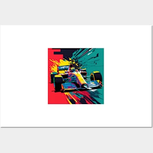 Race Car Pop 2 Posters and Art